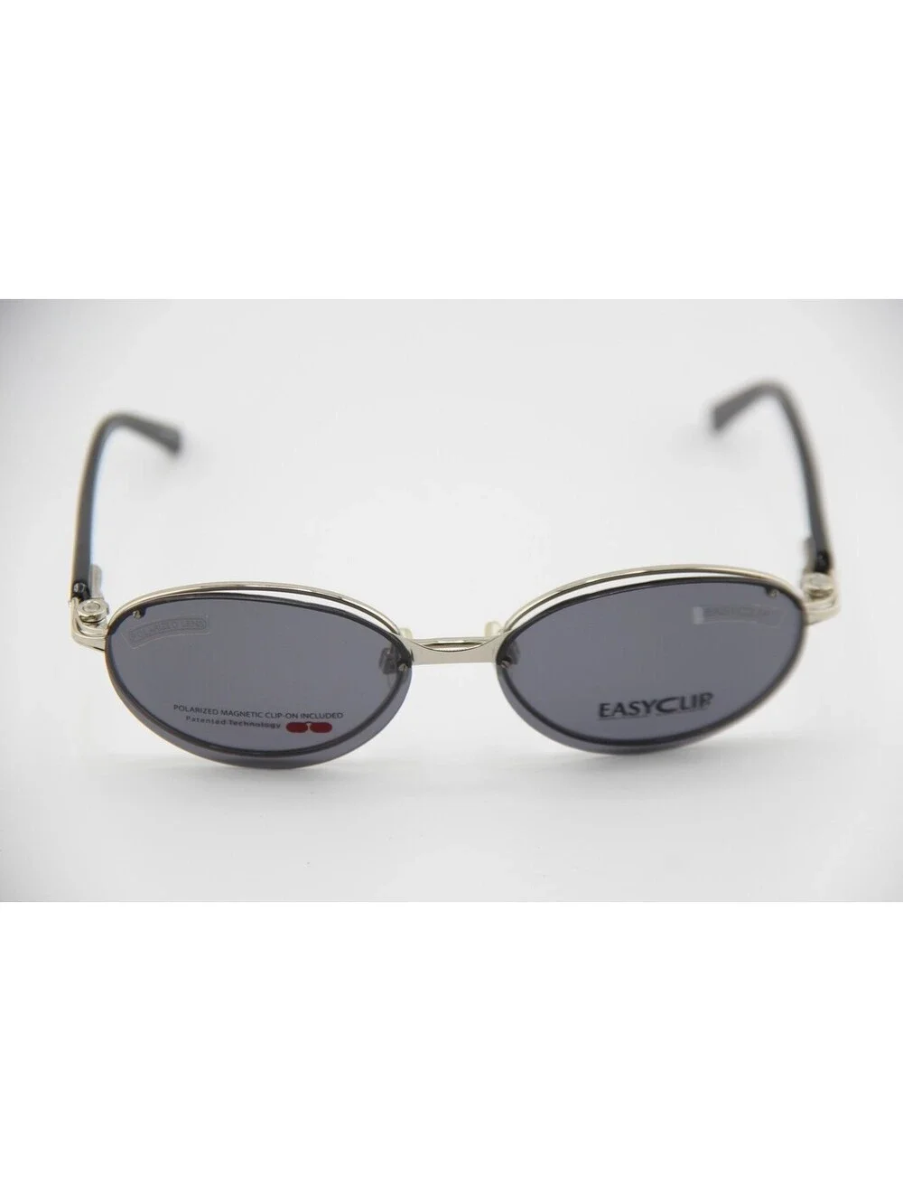 Easyclip Ec129 Black W Clips Authentic Eyeglasses 53-17-135
